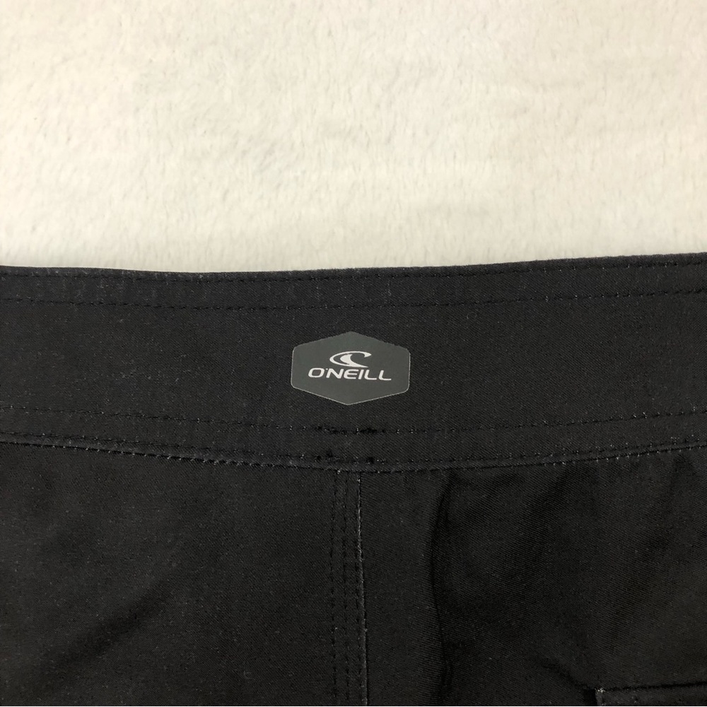O’Neill Surf Black & White Striped Pool Board Shorts Swim Trunks Mens Size 36 - Picture 9 of 9